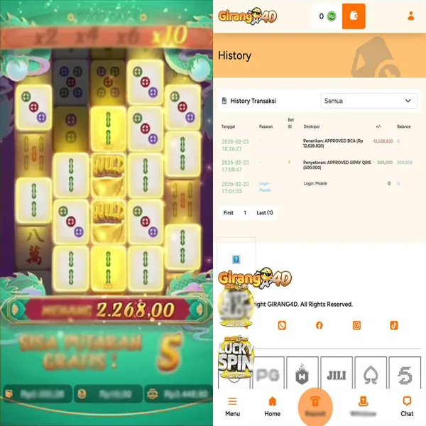 GIRANG4D Game Online Resmi 2026